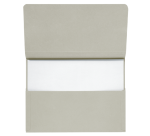 Pocketmap Secolor folio 100% gerecycled karton 250gr grijs