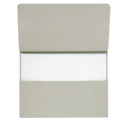 Pocketmap Secolor folio 100% gerecycled karton 250gr grijs