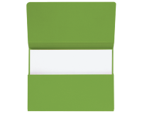 Pochette Secolor Folio carton 100% recyclé 250g vert