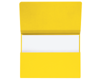 Pochette Secolor Folio carton 100% recyclé 250g jaune
