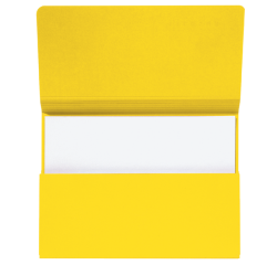 Pochette Secolor Folio carton 100% recyclé 250g jaune