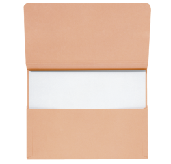 Pochette Secolor Folio carton 100% recyclé 250g chamois
