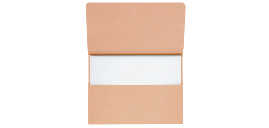 <strong>Secolor Mappe Folio Karton 100% recycelt 250g Chamois</strong>