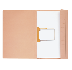 Clipmap Secolor A4 100% gerecycled karton 250gr Beige verpakt per 50 stuks