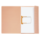 Dossier Clip Secolor A4 100% carton recyclé 250g beige 50 pièces
