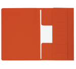 Djois Seculor Mammut-Mappe 3 Klappen recycelt 250g 360x250mm rot 50 Stück