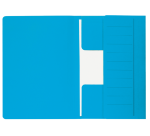 Chemise Djois Seculor Mammouth folio 3 rabats recyclé 250g 360x250mm bleu 50 pièces