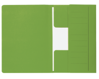 Chemise Djois Secolor Mammouth folio 3 rabats 250g recyclé vert 10 pièces