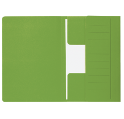 Chemise Djois Secolor Mammouth folio 3 rabats 250g recyclé vert 50 pièces