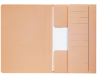 Dossiermap Djois Secolor Mammoet folio 3 kleppen 250gr recycled chamois 10 stuks