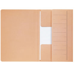 Chemise Djois Secolor Mammouth Folio 3 rabats recyclé 250g 360x250mm chamois 50 pièces