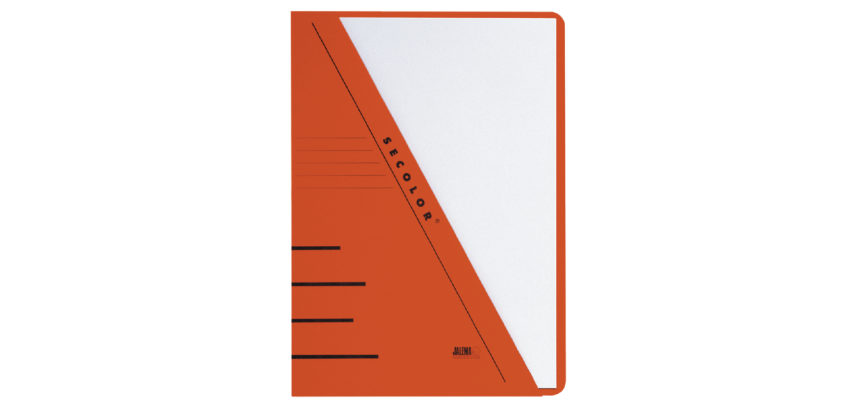 Chemise triangulaire Djois Secolor A4 recyclé 250g rouge