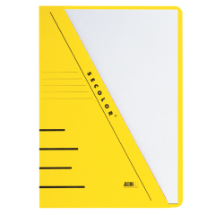 Chemise triangulaire Djois Secolor A4 recyclé 250g jaune