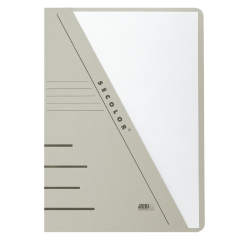 Chemise triangulaire Djois Secolor A4 recyclé 250g gris