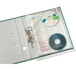 Pochette Leitz 4761 11 perf PP 0.12mm avec housse CD