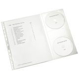 Leitz folder 4761 11 perf PP 0.12mm with CD sleeve