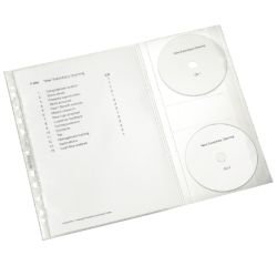 Showtas Leitz 4761 11-gaats PP 0.12mm met cd insteekhoes