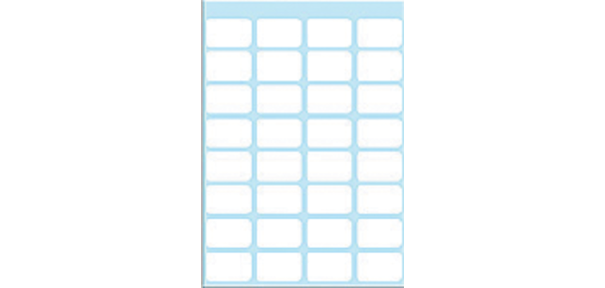 Etiket HERMA 3640 12x19mm wit 224 stuks