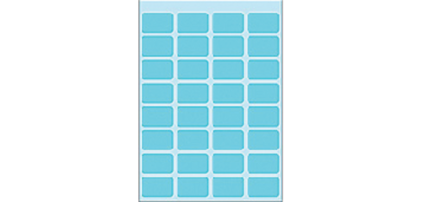 Etiketten HERMA 3643 12x19mm blau 160 Stück