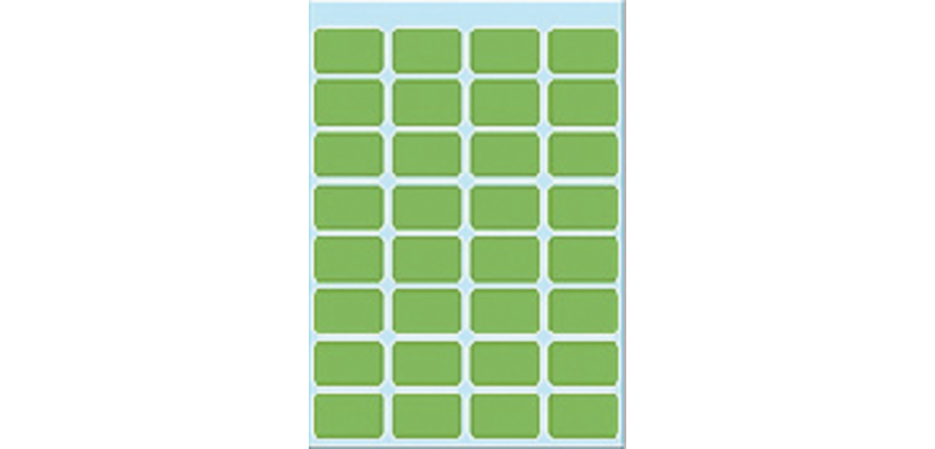Etiket HERMA 3645 12x19mm groen 160 stuks