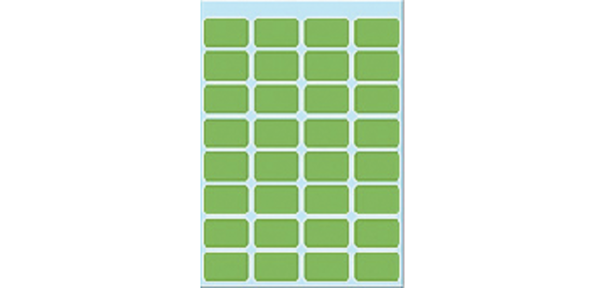 Etiquette HERMA 3645 12x19mm vert 160 pièces