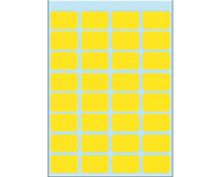 Etiquette HERMA 3641 12x19mm jaune 160 pièces