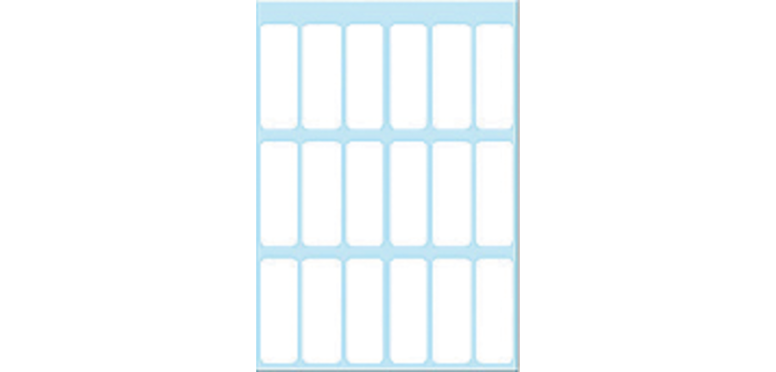 Etiket HERMA 3650 12x34mm wit 126 stuks