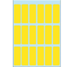 Etiquette HERMA 3651 12x34mm jaune 90 pièces