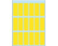 Etiquette HERMA 3651 12x34mm jaune 90 pièces