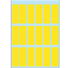 Etiquette HERMA 3651 12x34mm jaune 90 pièces
