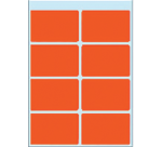 Etiquette HERMA 3692 26x40mm rouge 40 pièces