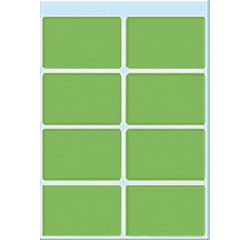 Etiket HERMA 3695 26x40mm groen 40 stuks