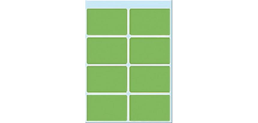 Etiket HERMA 3695 26x40mm groen 40 stuks