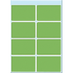 Etiket HERMA 3695 26x40mm groen 40 stuks