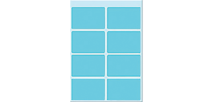 HERMA Label 3693 25x40mm blue 40 pieces