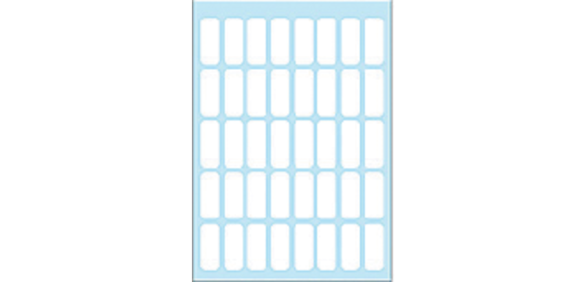 Etiket HERMA 3721 8x20mm wit 280 stuks