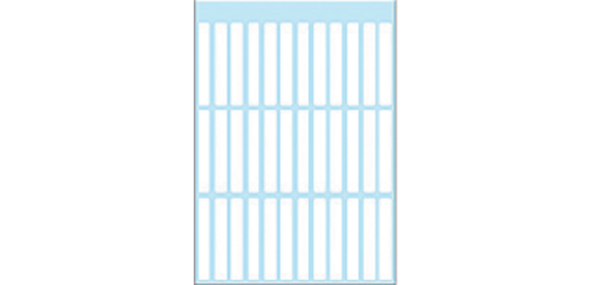 Etiket HERMA 3735 5x35mm wit 252 stuks