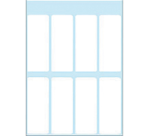 Etiquette HERMA 3749 19x50mm blanc 56 pièces