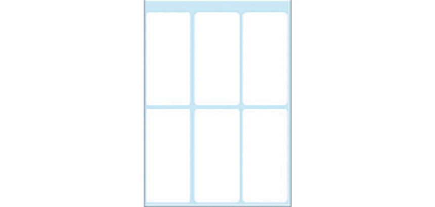 Etiquette HERMA 3754 54x26mm blanc 42 pièces