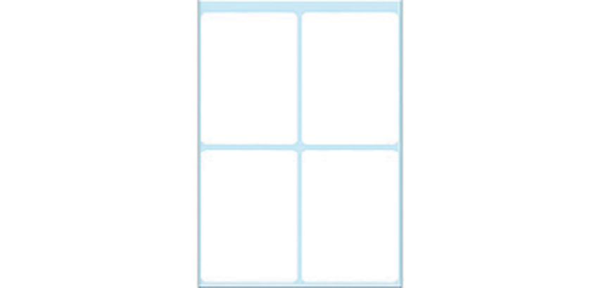 Etiket HERMA 3755 40x55mm wit 28 stuks