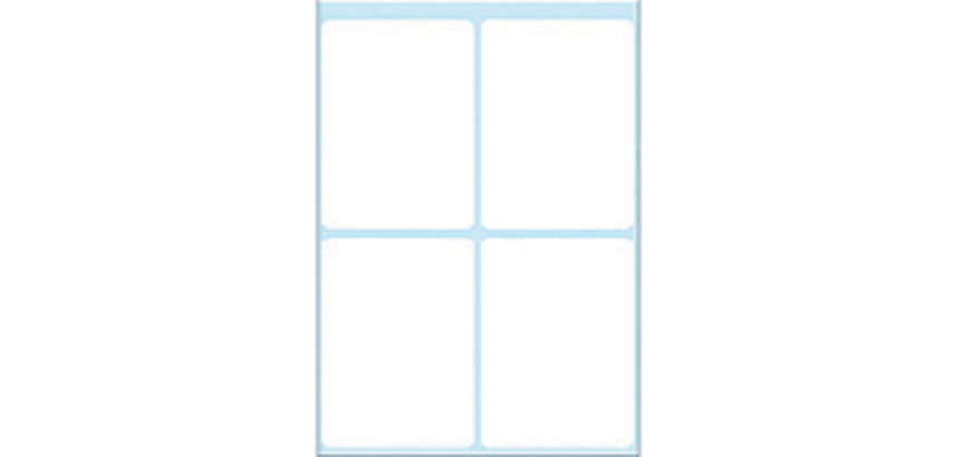 Etiquette HERMA 3755 40x55mm blanc 28 pièces