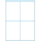 Etiquette HERMA 3755 40x55mm blanc 28 pièces