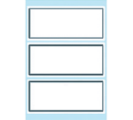 HERMA 5711 Notebook Label 82x36mm grey frame 18 pieces