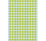 Etiket HERMA 2215 rond 8mm groen 5632 stuks