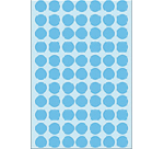 Etiquette HERMA 2233 rond 13mm bleu 2464 pièces