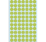 Etiquette HERMA 2235 rond 13mm vert 2464 pièces