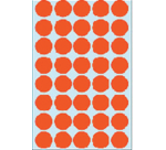 Etiquette HERMA 2252 rond 19mm rouge 1280 pièces