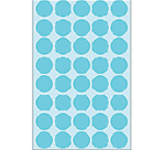 Etiquette HERMA 2253 rond 19mm bleu 1280 pièces