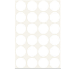 Etiket HERMA 2260 rond 25mm wit 768 stuks