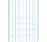 Etiket HERMA 2320 8x20mm wit 2240 stuks